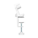 DELTACO OFFICE Holder for socket with clamps for desks white