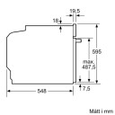 Bosch Serie 8 HBG7221B1 Integrert stekeovn 71L med Wi-Fi og selvrens