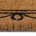  Dørmatte naturlig 45x75 cm tuftet kokosfiber 8721012225459