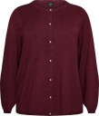 Zizzi   Kardigan caElla L/S   Rød