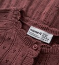 Name It Cardigan   Strikk   NbfOxenia   Wild Ginger   Name It   1½ år (86)   Cardigan   Bordeaux