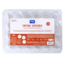 Pme Boks Til Cupcakes i Plast 3 Pk – 24 Cupcakes 