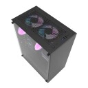 Darkflash DK100 Kabinett Svart med USB 3.0 og Hodetelefonutgang