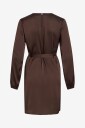 Vila   Kjole viEnna Ravenna L/S O neck   Brun