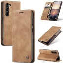 Samsung Galaxy S24 Caseme 013 Series Lommebok-deksel Brun