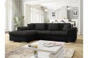 Camior Sofa med Divan 3 seter   Svart
