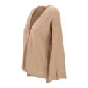 Kangra Dame Strikkevarer Beige S,