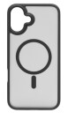 Linocell Hard Case Mobildeksel for Iphone 16 Plus Magsafe Svart