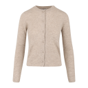 Candi Cardigan Light Sand L Short merino wool cardigan