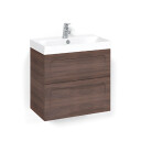 Macro Design Crown Servantskap 2 Skuff- med Light 70 Servant Brun ask / 60cm Shape