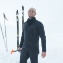 Bergans of Norway Rabot Merino Fleece Midlayer Jacket Herre Dark Shadow Grey S