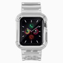 Hurtel Silikonarmbånd Armbåndsarmbånd Armbåndsveske Lys Sett for Apple Watch 40mm Svart