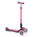 AUTHENTIC SPORTS Globber Elite Deluxe Sparkesykkel med lyshjul pink