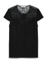 Rosemunde Rwelif Capsleeve Regular Lace Blous - Black - 44