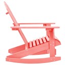 vidaXL Adirondack gyngestol for hage heltre gran rosa