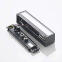 Arcchio Lengo LED-vegglampe CCT 25cm 2 lys grafitt