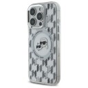 Karl Lagerfeld MagSafe Mobildeksel i Klaar for iPhone 16 Pro med Monogram Karl & Choupette