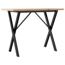  Spisebord X-ramme 100x50x75,5 cm heltre furu og støpejern 3282763