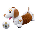 Silverlit Robo Dash D robot-hund med lyd og bevegelser brun