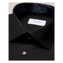 Eton Herre Skjorter Svart S,