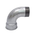 Galvanisert bøyning med muffe/nippel 3/4" kort