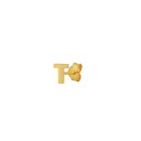 IX Studios Letter Øredobber 22 kt. DMB0352TGD - Dame - 925 sterling silver