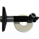 Roth albue, med dekkskive og avstegning, 1/2" X 3/8", Sort