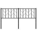  Sengegavl i metall svart 150 cm 8721012250048