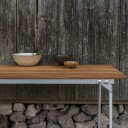 Benk 8 110 cm Ubehandlet Eik / Varmgalvanisert Stål