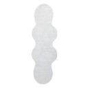 Bølgete Løper   Aranga Super Soft Fur hvit Størrelse: 80 x 250 cm