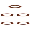 vidaXL passende for Flat Tre Ringer 5 stk. Rusten Ø60/90 cm