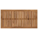 vidaXL Bordplate 88,5 x 45 x 2 cm Rektangulær Solid akasietre Naturlig