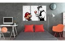 Bilde Mario Bros Banksy 90x60 Artgeist sp. z o. o.