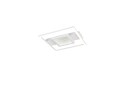 Trio Lighting Taklampe Wheeler Firkant Matt hvit