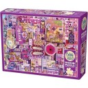Cobble Hill Puslespil 1000 Brikker Lilla