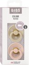 BIBS Colour Smokk 2-Pack Lateks Str 3 Rund Vanilla/Blush