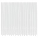  Gardiner med gardiner Blomster Hvit Polyester