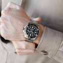Stührling Original Herreklokke 3950A.1 Aquadiver Sort/Stål Ø42 mm