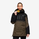 Skalljakke , Turjakke & Vindjakke , Outdoor Anorak Dame Mud , Størrelse: L