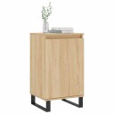 vidaXL Skjenk sonoma eik 40x35x70 cm konstruert tre