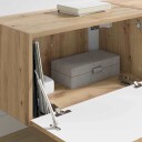  TV Veggskap Veggmontert 2 pcs Kunstnerisk Eik 60 x 31 x 29.5 cm