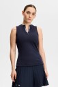 J. Lindeberg Leya Sleeveless Top Navy XS