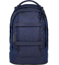 Satch Skolesekk Sett Pakke Denim Blue OneSize Skolesekk Blå