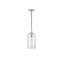 Katie Cylinder takpendel nickel/klarglas
