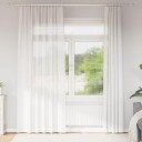  Voilegardiner med hemper 2 stk hvit 140x245 cm 8721158553508