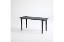 Khalkeus Benk 90x30 cm Svart   Hanah Home