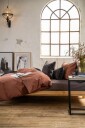 Turiform Chill Sengesett Dempet Rød flere størrelser-140 cm x 200 1690179-01-0 1778654-01-36