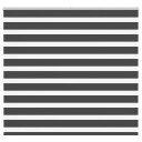  Sebragardin svart 165x100 cm stoff bredde 160,9 polyester