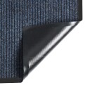 vidaXL Dørmatte stripet blå 80x120 cm