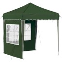 vidaXL Pop up Festtelt 195 x 195 x 245 cm Grønn Oxford Stoff
